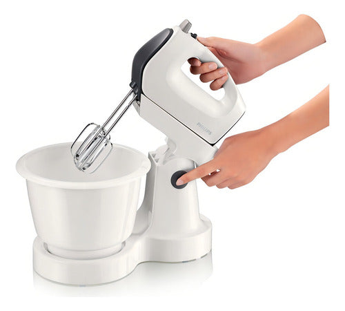 Batidora Philips Viva Collection Hr7200/02 400w Color Blanco