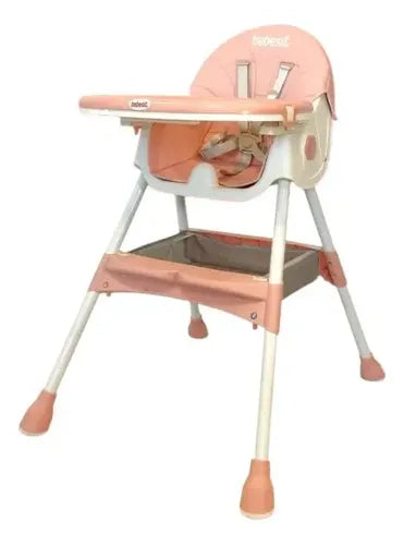 Silla De Comer Reclinable 3 En 1 Bebesit 6651b Rosa H:15k Cs Rosa