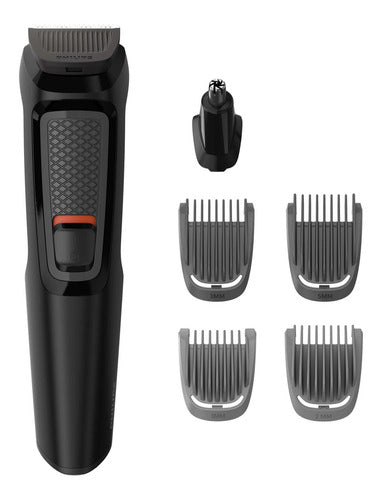 Cortabarba Multigroom Philips Mg3711/15 6 En 1 Tio Musa Negro