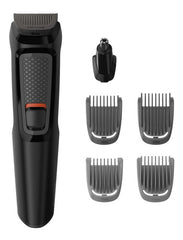 Cortabarba Multigroom Philips Mg3711/15 6 En 1 Tio Musa Negro