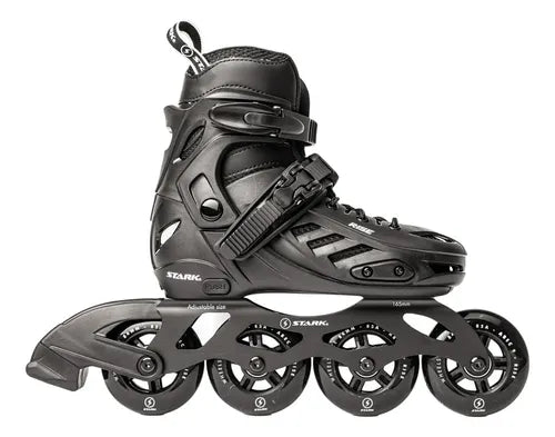 Rollers 4x80 Rise Stark Color Negro Talle De Los Patines 35-38 Tamaño De Las Ruedas 80 Mm