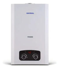 Calefón Gas Licuado Glp 14 L/min Señorial Evolution Max Blanco