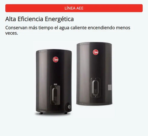 Termotanque Eléctrico Rheem  Tec085rh Gris Oscuro 85litross Gris Oscuro