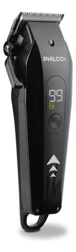 Cortapelo Philco Hc9911 Inalámbrico Clipper Turbo Pro Cuchillas De Acero Inoxidable Display Digital