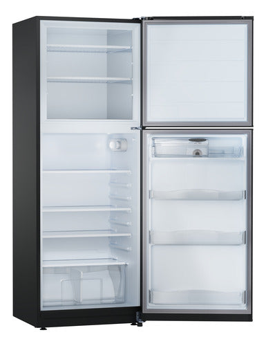 Heladera Con Freezer Drean Hdr400f41n Ciclica Dispenser Cs Negro