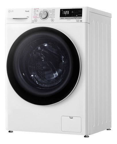 Lavarropas Carga Frontal LG Wm10wvc4s6 Blanco Inv Ai 10kg Cs
