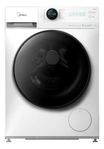 Lavasecarropas Midea Inverter Smart 8 Kg Mf200d80wb/w-a1 Color Blanco