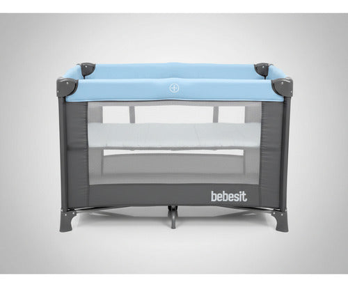 Practicuna Corralito Plegable Transportable Bebesit 2105-ad Celeste Lisa