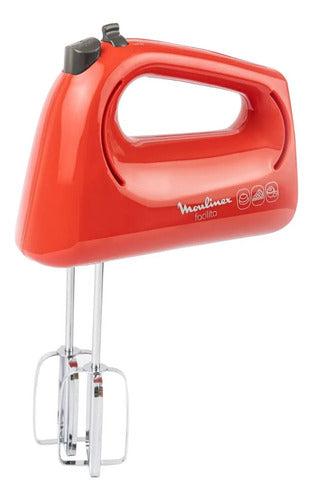 Batidora De Mano Moulinex Hm1535a0facilita Plus Roja Rojo 50 Hz X 60 Hz