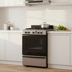 Cocina A Gas Orbis 858ap4m Plana Inoxidable De 55cm Gris/acero