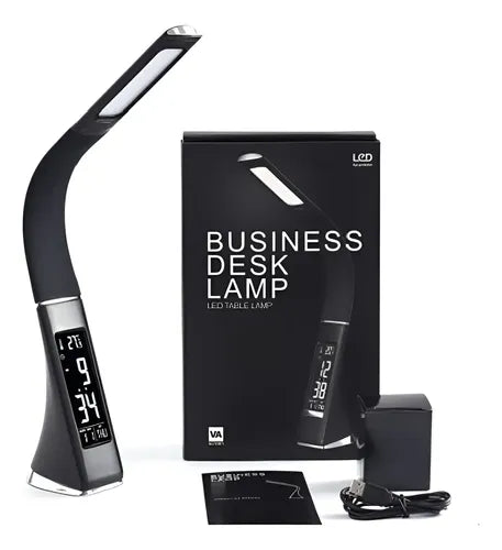 Lámpara Usb De Mesa Y Escritorio Con Luz Led 5w Tm3919 Negro Negro