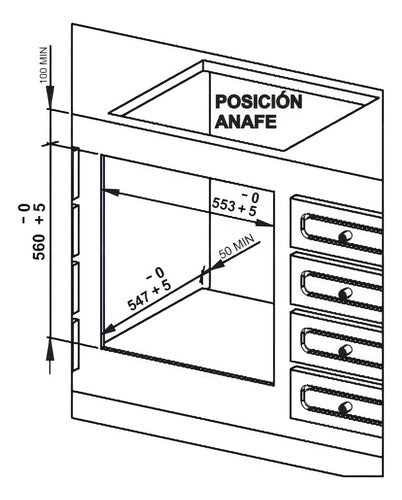 Horno Empotrable Eléctrico Florencia 7887e 64.5l Negro