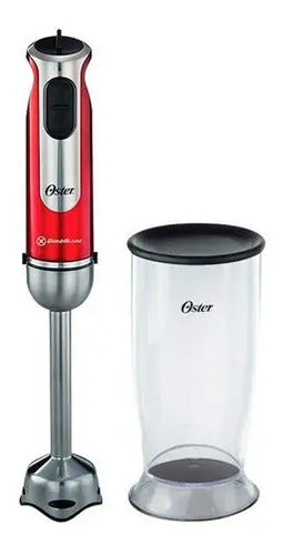Mini Pimmer Mixer Licuadora Oster 2803 Fpsthb2803 Color Rojo