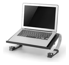 Base Para Notebook Escritorio Movil Regulable Onebox Obs1 Negro