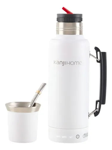 Termo Eléctrico Kanjihome Kjh-pe10m-b 1l Mate Bombilla Blanco