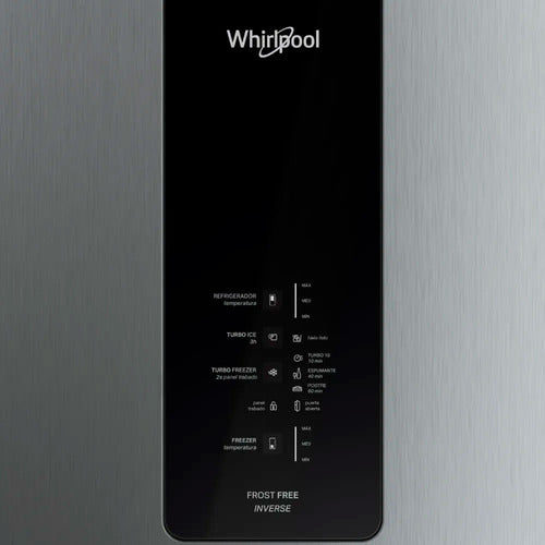 Heladera Whirlpool Wre57ck No Frost Inverter 449l Plata Cs Platino