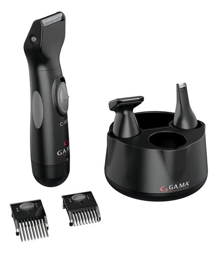 Cortadora Multiuso 6 En 1 Gama Italy C-800 Trimmer Con Base Negro