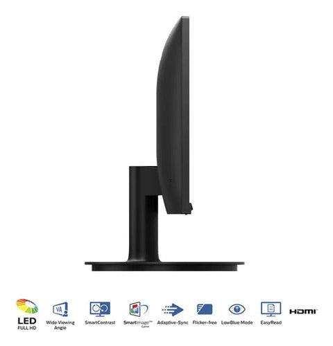 Monitor Led Fhd Philips 221v8lb3/55 De 22 Pulgadas Hdmi Negro