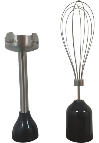 Minipimer Philco Lmph8508np 4 En 1 Batidor Picador 600w 2 Velocidades Color Negro