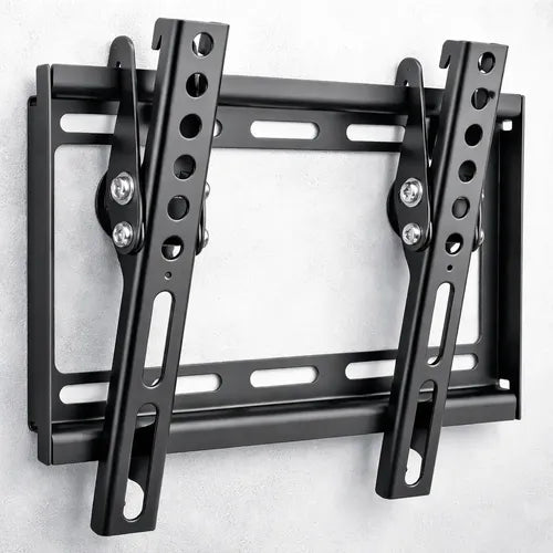 Soporte Tv Philco Inclinable Para Pantallas De 23  A 42  Universal Vesa Reforzado Con Kit De Instalación Negro