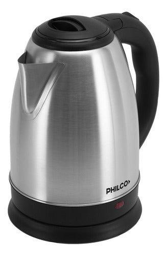 Pava Electrica Philco Peph1182ip Acero Inoxidable 1.8 Litros Color Plateado