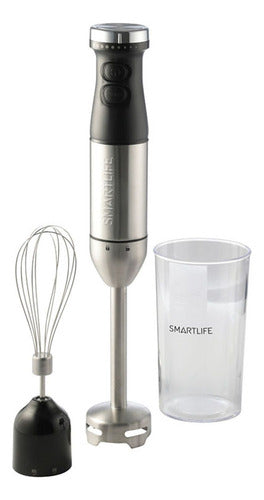 Mixer Smartlife 5010 Minipimer Licuadora 800w Color Plata