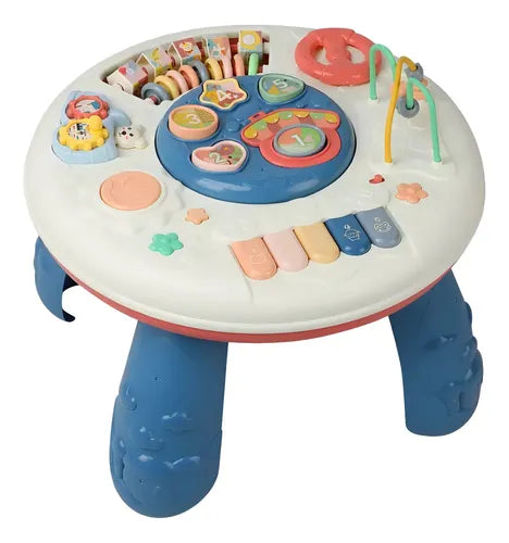 Mesa De Actividades Didactica Ludica Para Bebes Bebesit 2006 Color Azul Claro