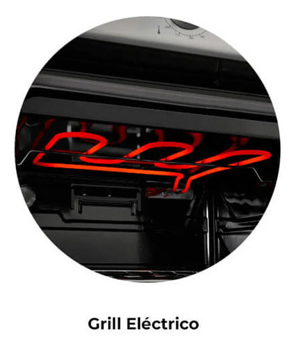 Horno A Gas Touch Longvie H6900xt C/vent. Tang. Grill Eléct. Color Acero Inoxidable