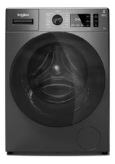 Lavarropas Frontal Whirlpool Wnq90as 9kg 1400rpm Inverter Gris Oscuro