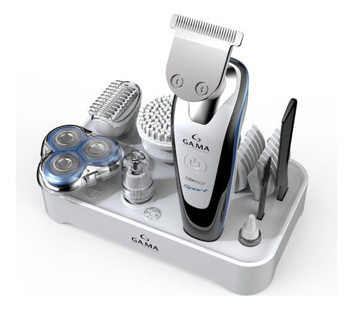 Cortadora De Pelo Afeitadora Ga.ma Italy Multiset Gsh 2527 Sport Wd+bg Blanco