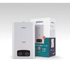 Calefón Gas Licuado Glp 14 L/min Señorial Evolution Max Blanco