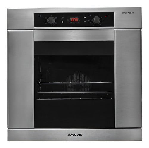 Horno Eléctrico Empotrar Multifunción Longvie He6900x Inox Acero Inoxidable