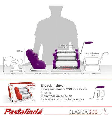 Pastalinda Clásica 200 Violeta