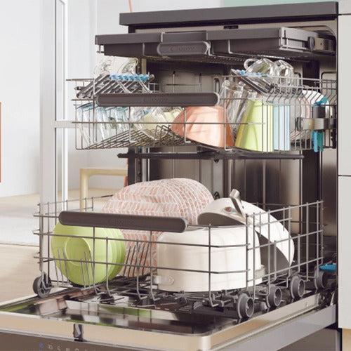 Lavavajillas De 16 Cubiertos Candy Cf6c4f1ps Inverter Wifi Plateado