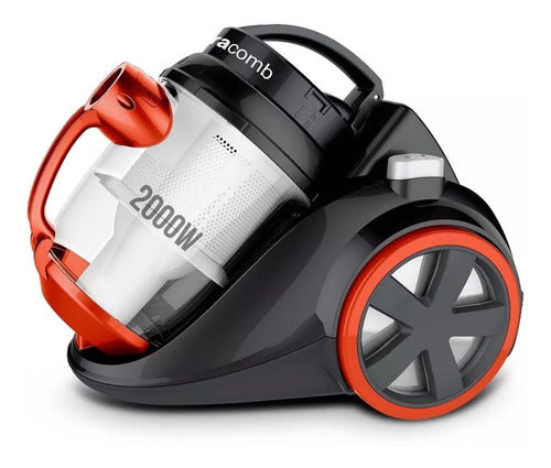 Aspiradora Sin Bolsa Ultracomb As4228 3,5l 2000w Filtro Hepa Gris/naranja