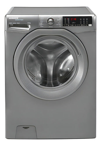 Lavarropas Longvie L3w46dmbr 10kg Frontal Inverter 1400rpm Gris