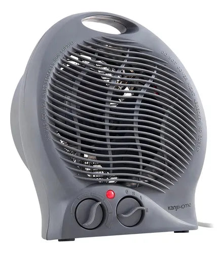 Caloventor Con Termostato Kanji Home Ch103 De 2000w Color Gris Oscuro
