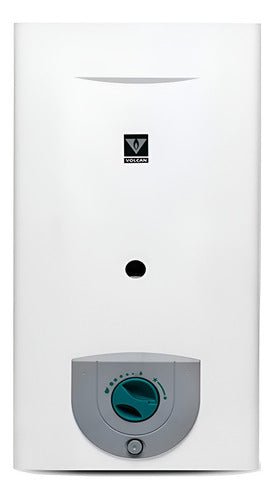 Calefón Volcan 315prvn 14lts Gn Tiro Balanceado Posterior Color Blanco