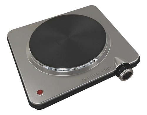 Anafe Eléctrico 1 Hornalla Ultracomb An4400 Inx 1500w Cts Gris