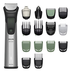 Corta Barba Philips Mg9532/15 Multigroom Con 16 Accesorios Plateado