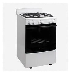 Cocina Gas Orbis Blanca 4 Hornallas 55cm Luz Y Seguridad Blanco