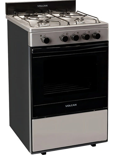 Cocina Volcan Multigas 87679v 55 Cm Color Plateado