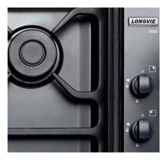 Anafe De Empotrar A Gas Longvie A6600gf Grafito Grafito