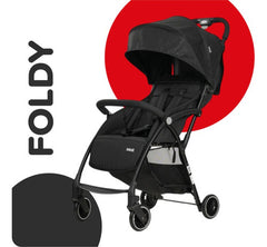Coche Bebesit 1250-a Negro Foldy Ultracompacto Capota 15kg Negro Negro