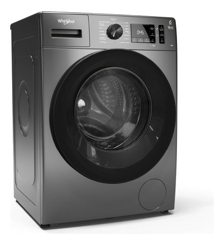 Lavarropas Whirlpool Wnq80bs 8 Kg 1200rpm Inverter Silver Titanio