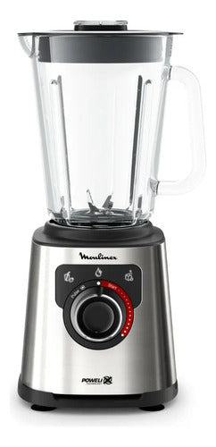 Licuadora Perfect Mix Digital Moulinex Jarra De Vidrio Color Gris