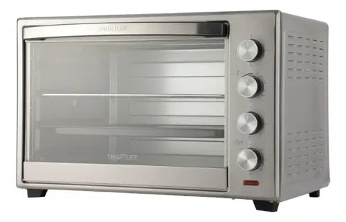 Horno Eléctrico Smartlife Conveccion Spiedo 50l 6 Funciones Gris