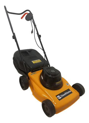 Cortadora De Césped Eléctrica Steelhome R45sr Amarillo