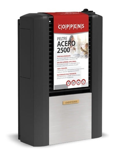 Calefactor Tiro Balanceado Izquierdo Coppens 2500kcal  Grafito