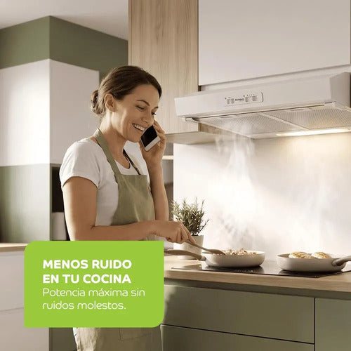 Purificador Eslabón De Lujo Eat61ab Blanco De 60 Cm Blanco